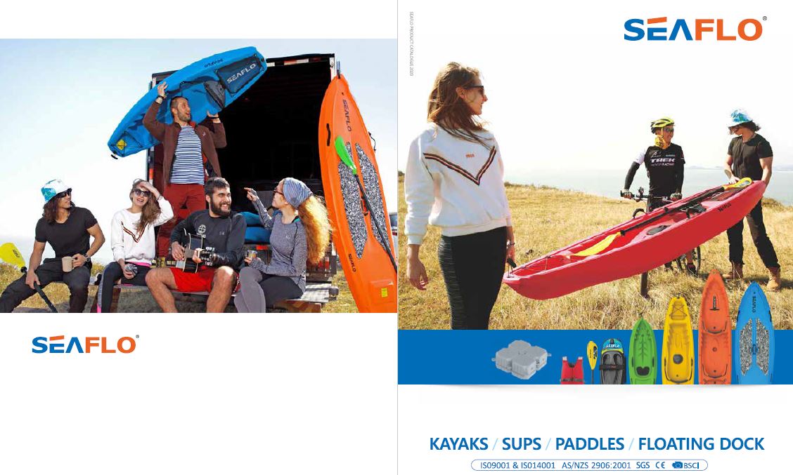 Katalog kánoe paddleboard pádla Seaflo 2020 Create Flow